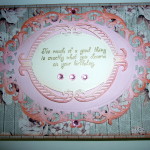 Spellbinders Die – Fleur de Elegance “Happy Birthday” Card