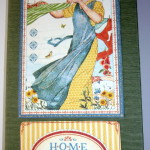 Waterfall Folio with Graphic 45 “Home Sweet Home” paper