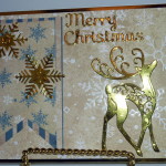 Spellbinders Reindeer Christmas Card