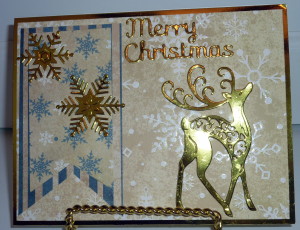 Reindeer by Spellbinders Card