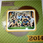2014 Reunion Scrapbook Page