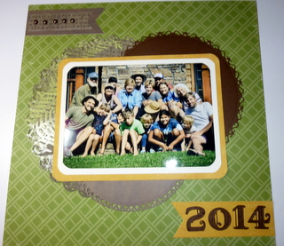 Reunion 2014 Scrapbook Page