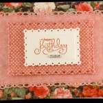 “Romantic Rectangles” Spellbinders Die Card