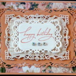 “Decorative Labels Eight” Spellbinders Die Card