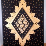 “Ritz Decorative Accent” Spellbinder Art Deco Die Card