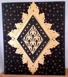 "Ritz Decorative Accent" Spellbinder Art Deco Die