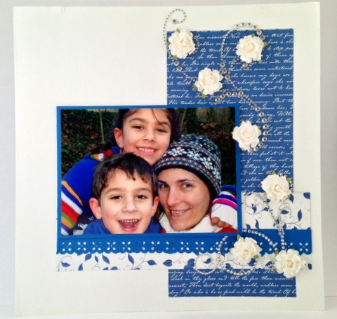 Winter Wonderland Scrapbook Page
