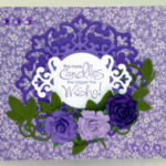 Parisian and Ironworks Motifs Spellbinder Card