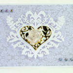 Botanical Heart Pair Spellbinders Card