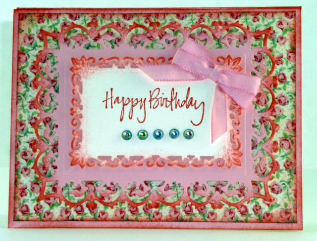 Renaissance Vine Spellbinders Card