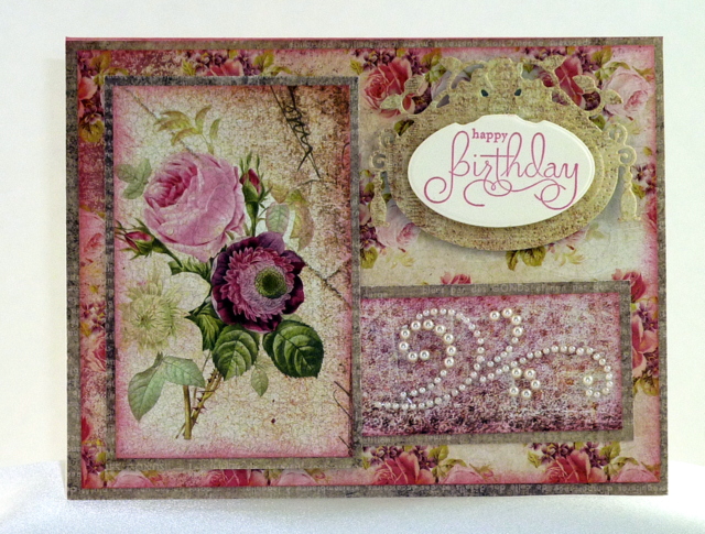 Victorian Tags Two Spellbinders Die Card