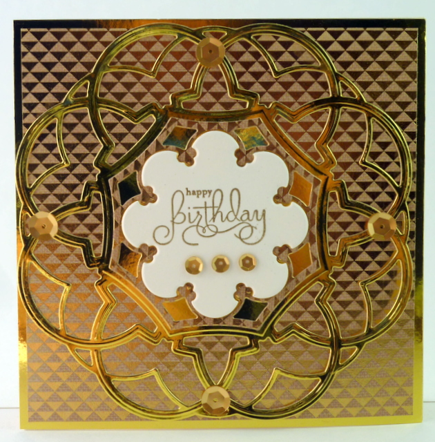 Label 46 Decorative Accent Spellbinders Card