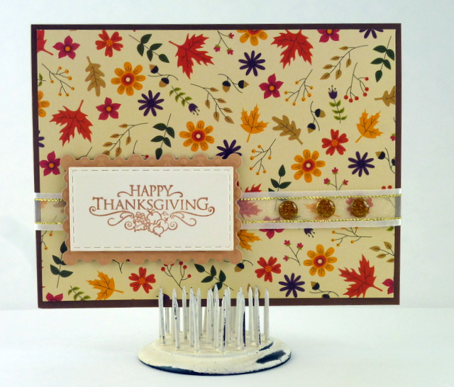 "Pearl Effects" Spellbinders Die Card