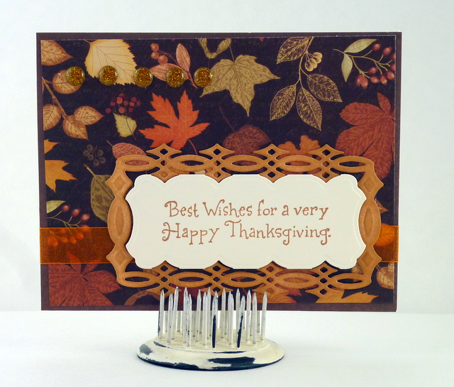 "Jeweled Frame" Spellbinders Die Card