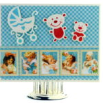“Precious Memories” Graphic 45 Paper Collection Baby Card