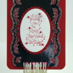 “A2 Bracket Border One” Spellbinders Card