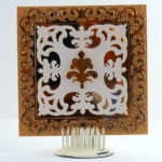 “Fleur De Square” Spellbinders Die Card