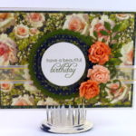 Petite Scalloped Circles LG, Sprigs, and Standard Circles Small Spellbinders Card