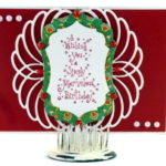 Francesca Label and Marcheline Plume Spellbinders Card