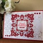 Floral Assortment and Ornate Squares Spellbinders Card