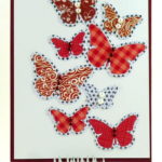 Cascading Butterflies Spellbinders Card