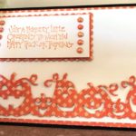 Long Classic Rectangles LG, Long Classic Scalloped Rectangles LG, and Pumpkin Accents Spellbinders Card