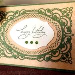 Anabelle’s Trousseau Layering Frame Medium Spellbinders Card