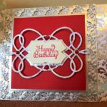 Large Die of the Month Oct. 2017 Spellbinders Card