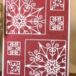 Snowflake Snippets Spellbinders Christmas Card