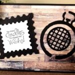 Pocket Watch and Postage Stamps Spellbinders Card