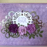 Holiday Frame DOTM and Ornamental Doily Spellbinders Card