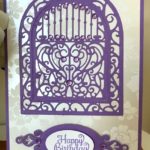 Fancy Framed Tags One and Ornamental Arch Spellbinders Card