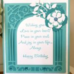 Grand Arch 3D Card, Rose Creations, and Sprigs Spellbinders Cards