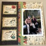 Graphic 45 Nature Sketchbook Scrapbook Page