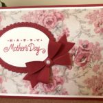 Fancy Edged Ovals and Petite Double Bow and Flowers Spellbinders Mother’s Day Card