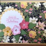 Fancy Scalloped Edge Circles and Rose Buds Spellbinders Card