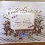 Fancy Floral Frame Large Die of the Month Club Spellbinders Card