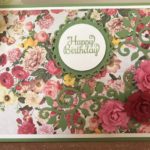 Open Scallop Edge Circles and Swirl Leaf Branch Spellbinders Card