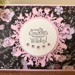 Fancy Floral Frame Large Die of the Month Club Spellbinders Card