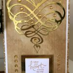 Scored Pierced Rectangles and Swirl Heart Spellbinders Card