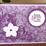 Fancy Edged Circles and Large Die of the Month May 2018 Spellbinders Card