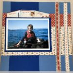 Graphic 45 “By the Sea” Collection Scrapbook Page #3