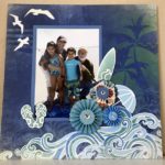 A “Day at the Beach” Scrapbook Page