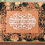 Swirl Happy Birthday Frame Spellbinders Card