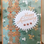 Oval Bliss and Swirl Strip Spellbinders Card