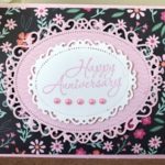 Floral Ovals Spellbinders Card