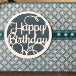 Layered Happy Birthday Spellbinders Card