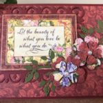 Fleur De Lis Rectangles Spellbinders Card