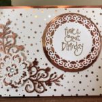 Spellbinders Happy Birthday Card