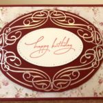 Glimmer Plate Spellbinders Card